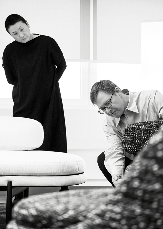 <p>Inoda+Sveje design is characterised by a harmonious approach and incredible attention to shapes and proportions: the duo takes inspiration from the world of nature, which is expressed in the sophisticated details of its projects, in the soft lines and precious joints of cabinet making.</p>
