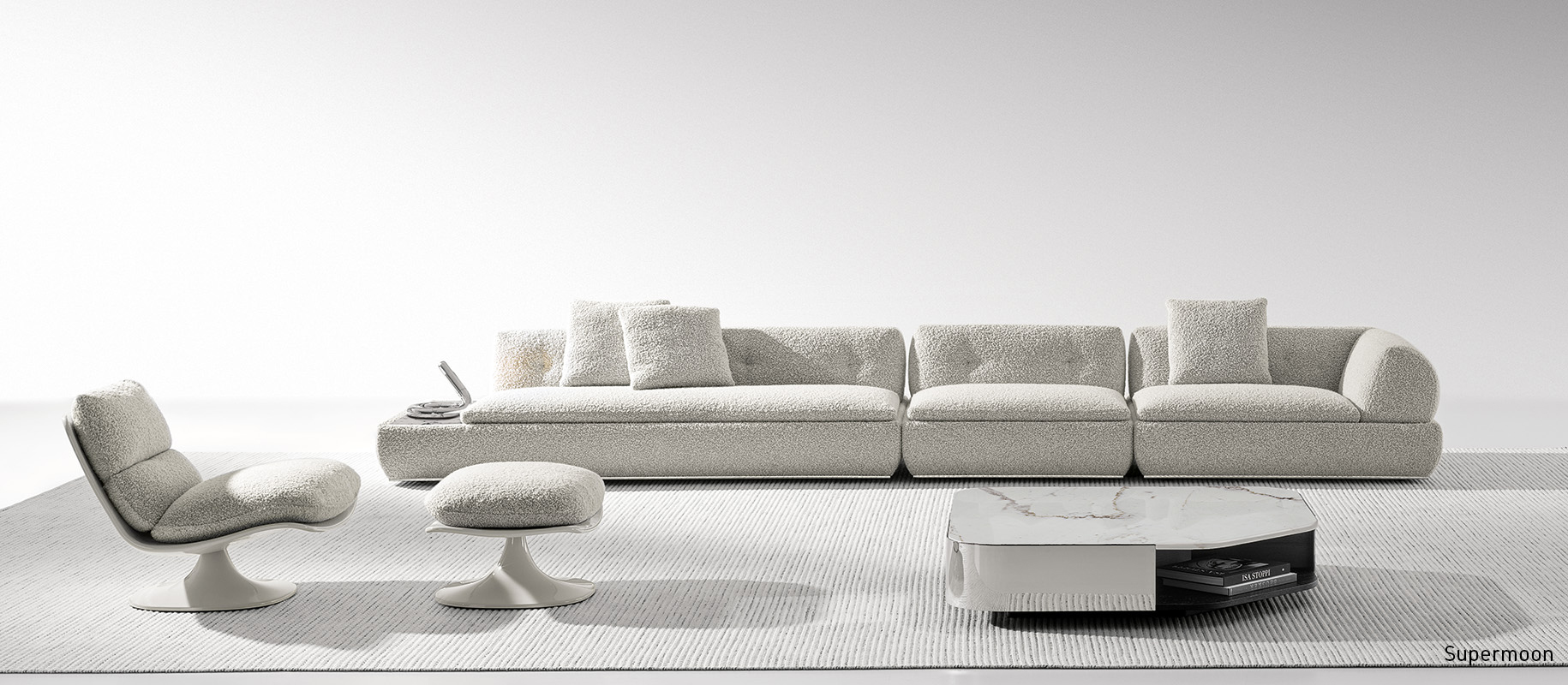 <p>In this way, the delicate Milanese balance of ornament and essence, splendour and discretion blends harmoniously with Californian simplicity, understated elegance and the sensual interplay of light, colour and landscape, resulting in a distinctive and evocative design language in harmony with the brand’s style and taste.</p>
